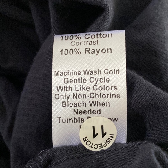 NWT WILT Ink Blue Sheer Neckline Flutter Sleeves Top💙💙💙 - Picture 13 of 13